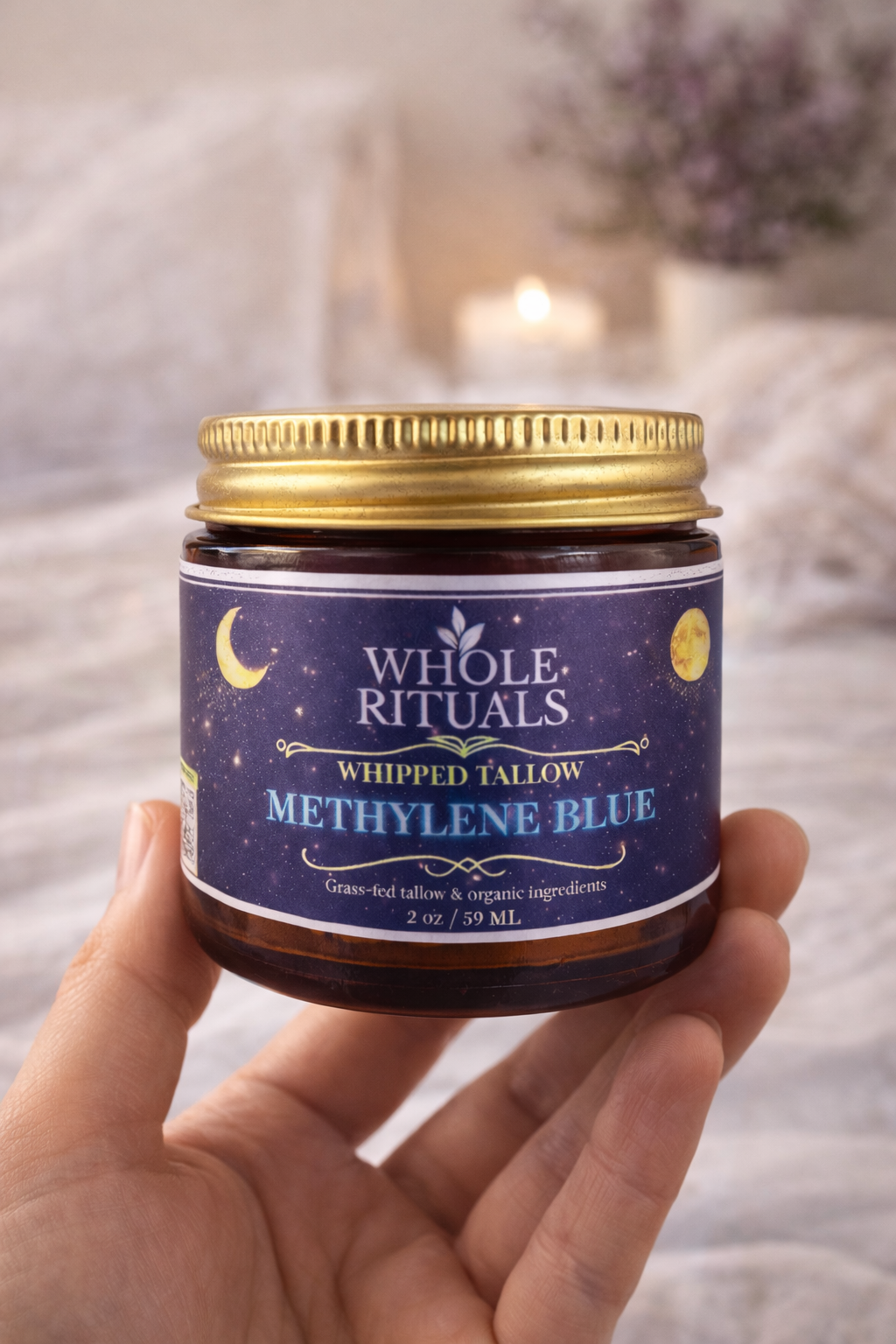 Whipped Methylene Blue Tallow Balm – Skin Repair Moisturizer