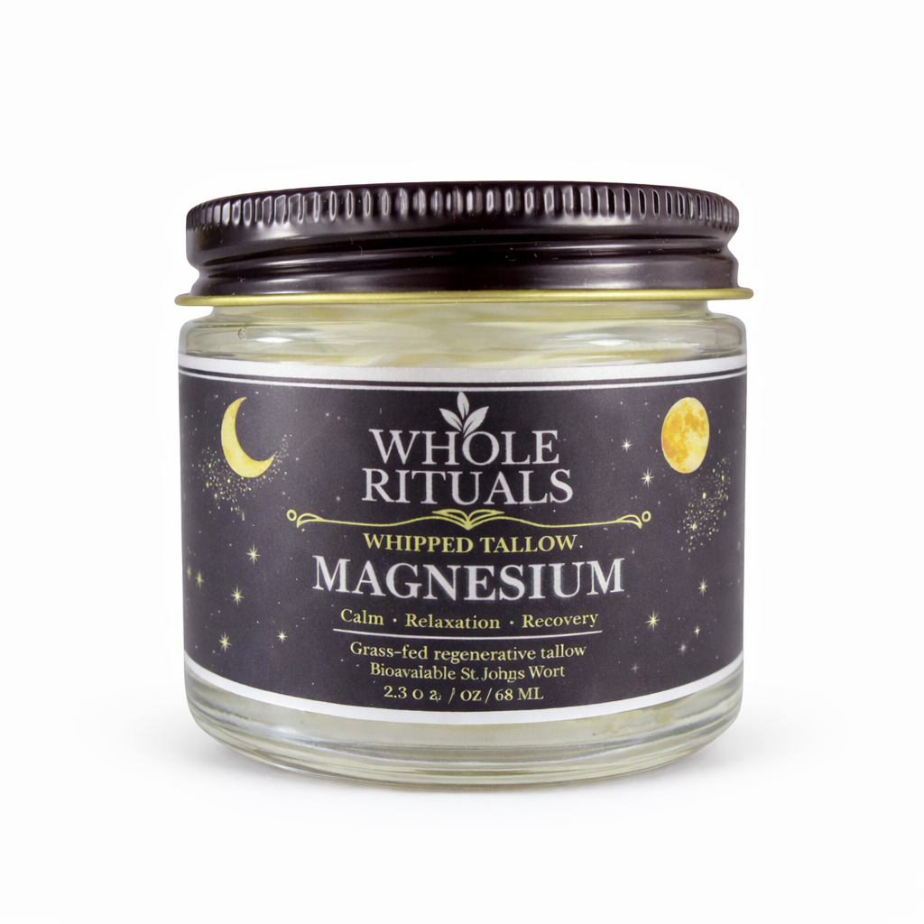 Whipped Magnesium Tallow Balm – Relaxing Skin & Body Moisturizer