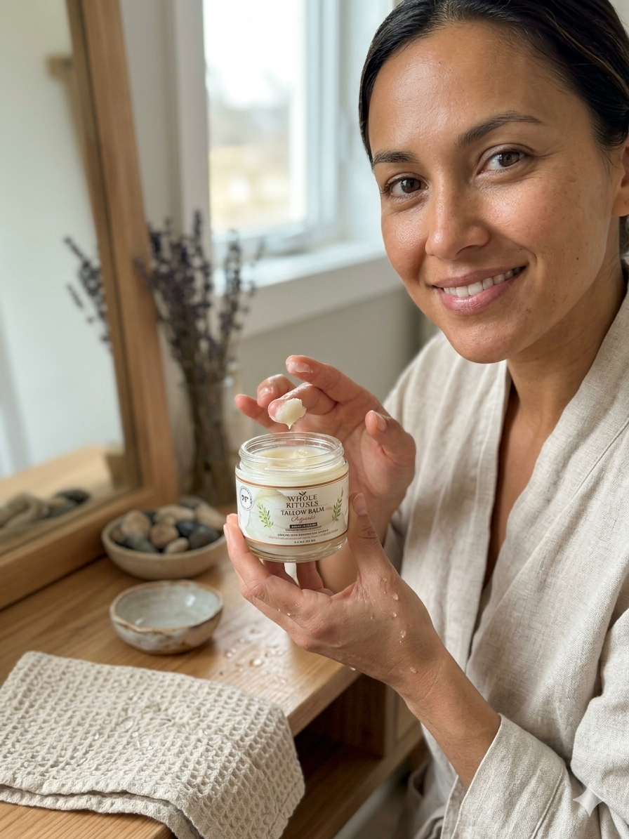 Grass-Fed Beef Tallow Balm – Deep Moisture Skin Repair