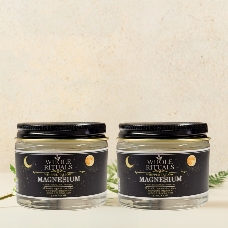 Whipped Magnesium Tallow Balm – Relaxing Skin & Body Moisturizer