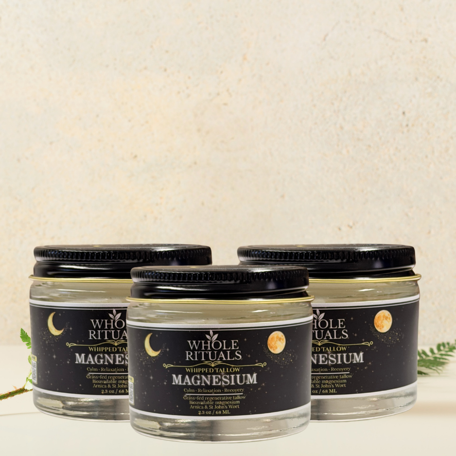Whipped Magnesium Tallow Balm – Relaxing Skin & Body Moisturizer