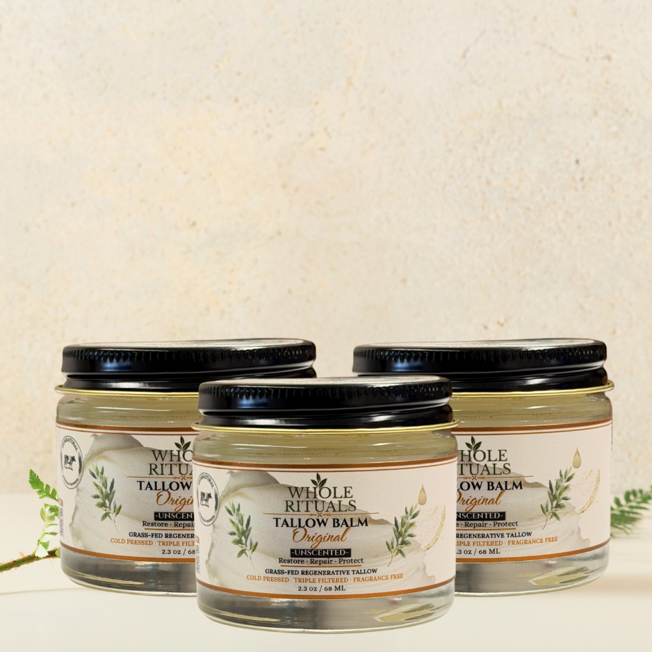 Grass-Fed Beef Tallow Balm – Deep Moisture Skin Repair