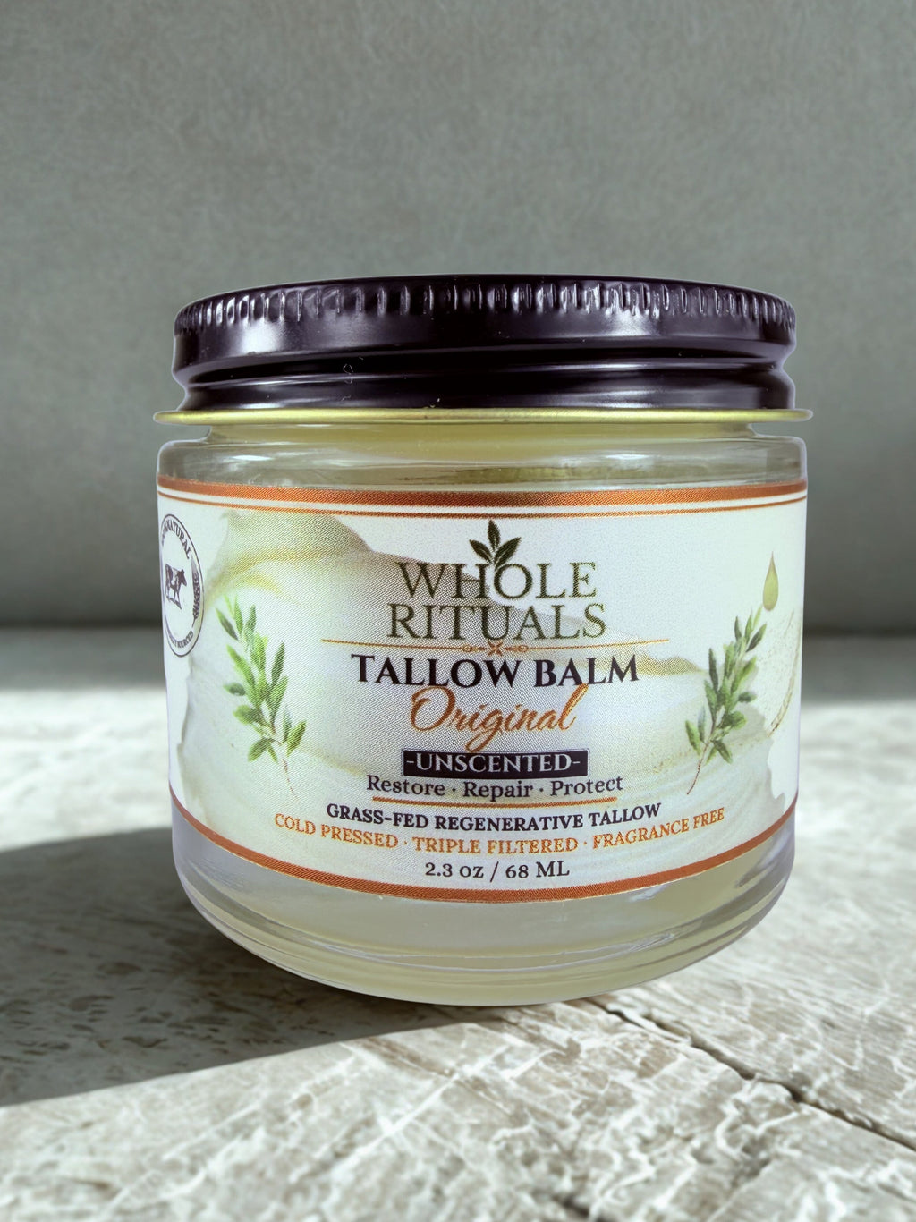Grass-Fed Beef Tallow Balm – Deep Moisture Skin Repair