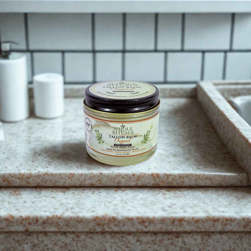 Grass-Fed Beef Tallow Balm – Deep Moisture Skin Repair